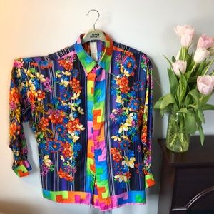 Vintage 80’s Versace Silk Blouse